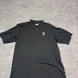 Callaway Golf Mens XL Black Polo Shirt With Robert Trent Jones Hilton Head Embro